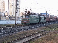 Електровоз ВЛ80К-115, перегон Київ-Дніпровський - Дарниця