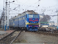 Електровоз ЧС8-020, локомотивне депо Київ-Пасс.