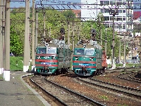 Електровози ВЛ80Т-1455 та ВЛ80Т-760, ст. Київ-Московський